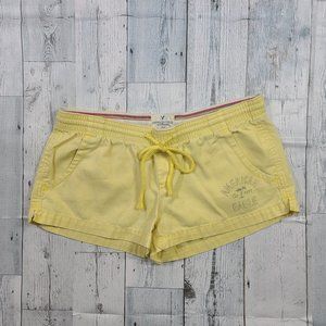 American Eagle Outfitters Yellow Jean Shorts